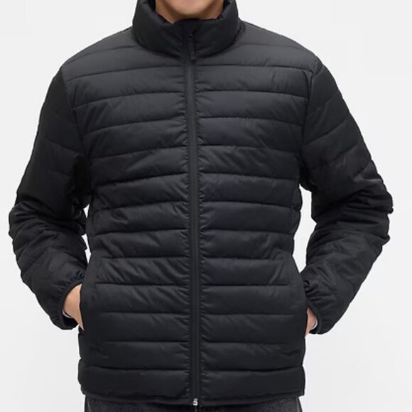 Black Gap Men's Cold control Relaxed Puffer Jacket Size XL - Picture 4 of 7